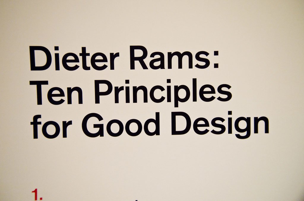10 regole per un buon design - meno è meglio less is more